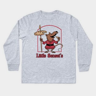 Little Sensei's Pizzeria Kids Long Sleeve T-Shirt